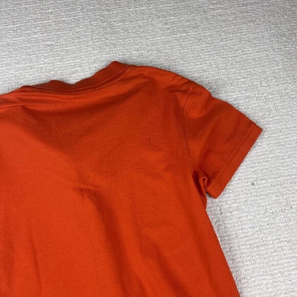 Paul & Shark Yachting Mens Sz Large Polo Orange Made in Italy - Picture 13 of 15